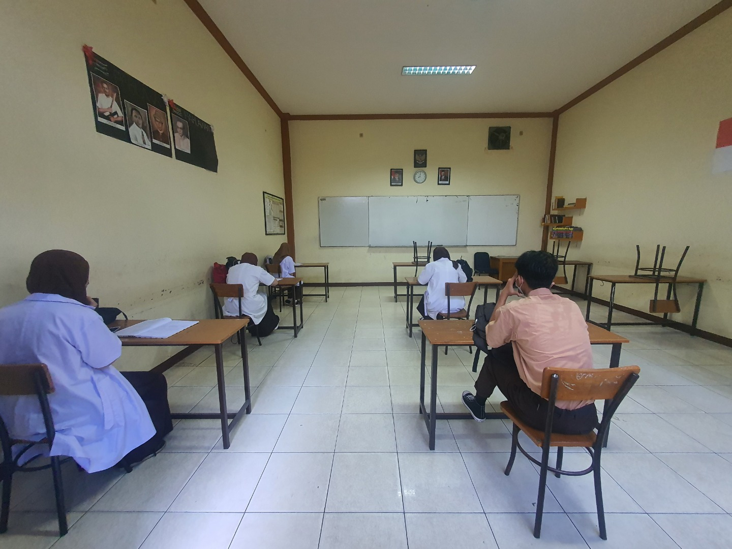 Foto 1 kegiatan PTM Terbatas Hari Pertama