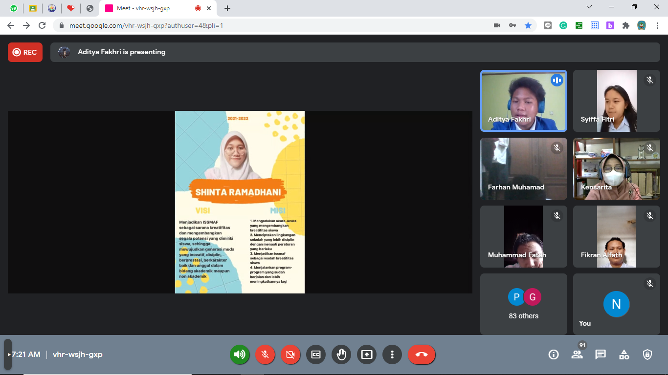Foto 5 kegiatan Kampanye Calon Ketua ISSMAF